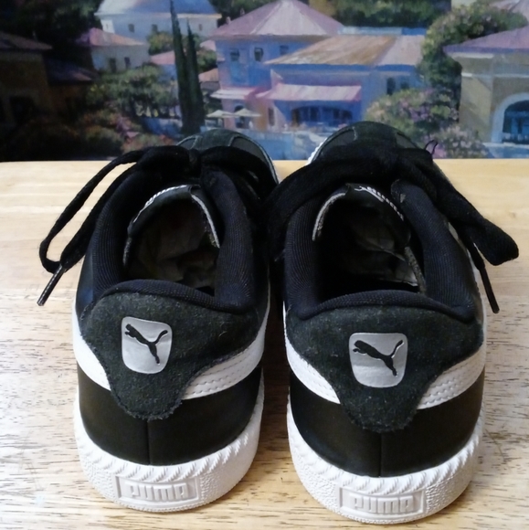 👟Puma Astro Cup Blue & White Leather Suede Old School Sneakers,Like🆕New - Picture 6 of 12